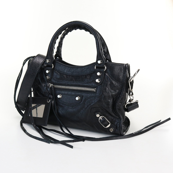 Balenciaga Classic Mini City Handbag Black - Picture 1 of 9